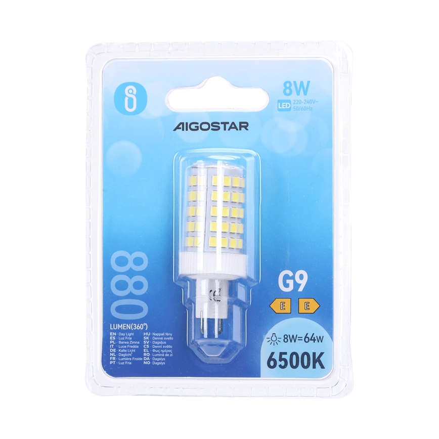 LED-pirn G9/8W/230V 6500K - Aigostar