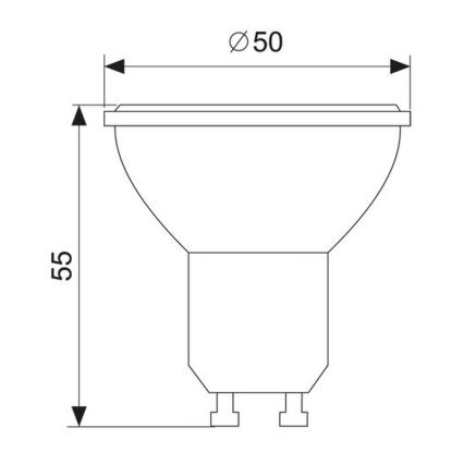 LED Pirn GU10/1,5W/230V 6000K