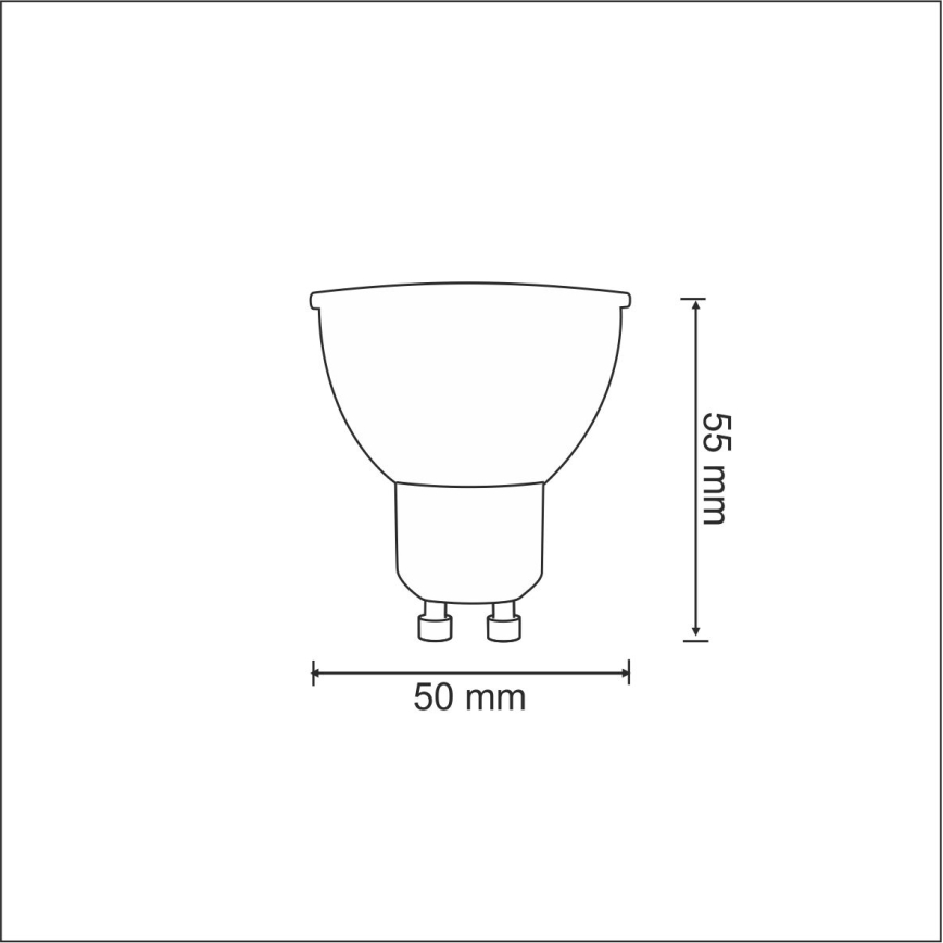 LED Pirn GU10/3.5W/230V 6400K