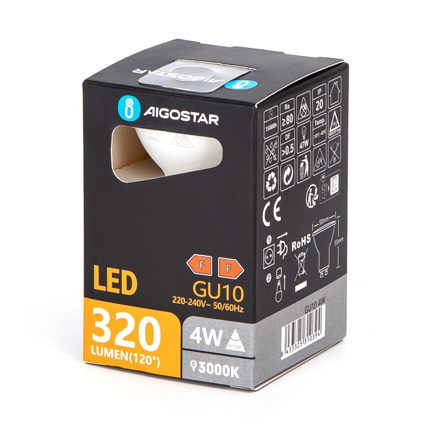 LED Pirn GU10/4W/230V 3000K - Aigostar