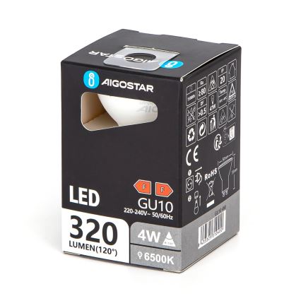 LED Pirn GU10/4W/230V 6500K - Aigostar