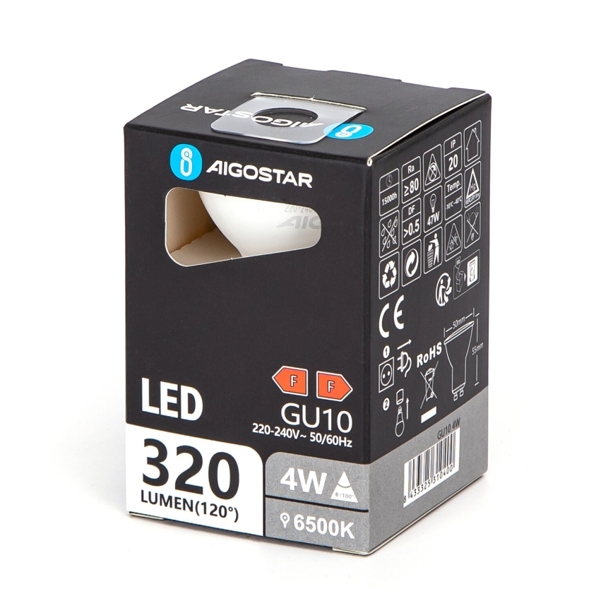 LED Pirn GU10/4W/230V 6500K - Aigostar