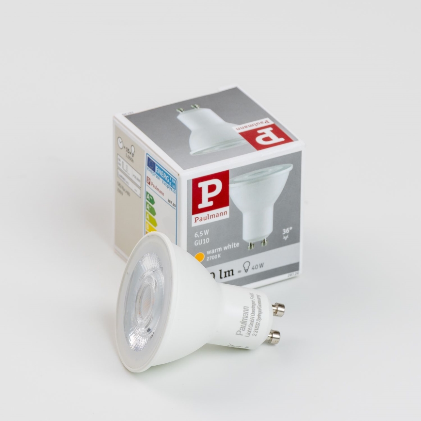LED Pirn GU10/6,5W/230V 2700K - Paulmann 28720