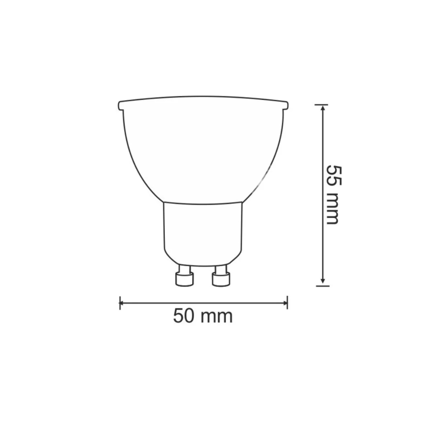 LED Pirn GU10/7W/230V 4000K