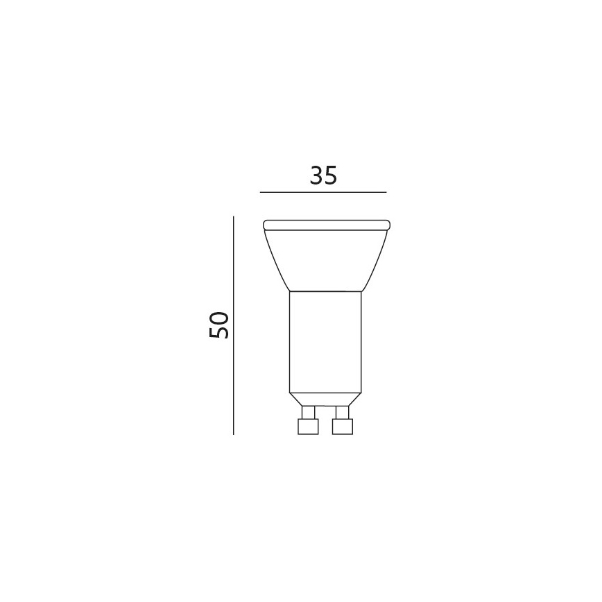 LED Pirn GU10-MR11/4W/230V 3000K