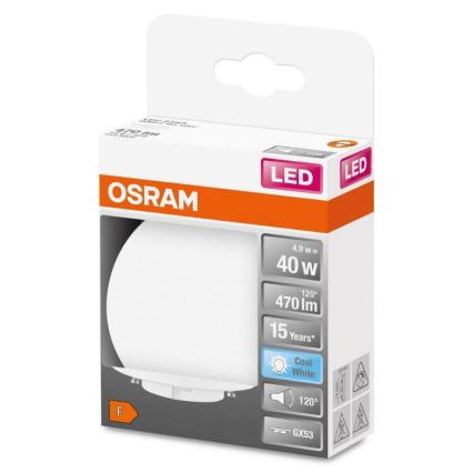 LED Pirn GX53/4,9W/230V 4000K - Osram
