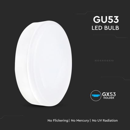 LED pirn GX53/6,4W/230V 4000K
