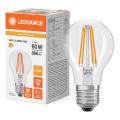 LED-pirn hämarussensoriga CLASSIC FILAMENT A60 E27/7,3W/230V 2700K - Osram