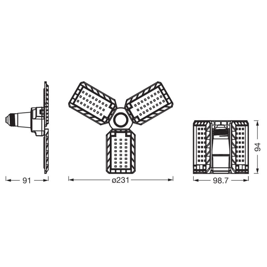 LED Pirn HIGHBAY E27/17W/230V 4000K - Ledvance