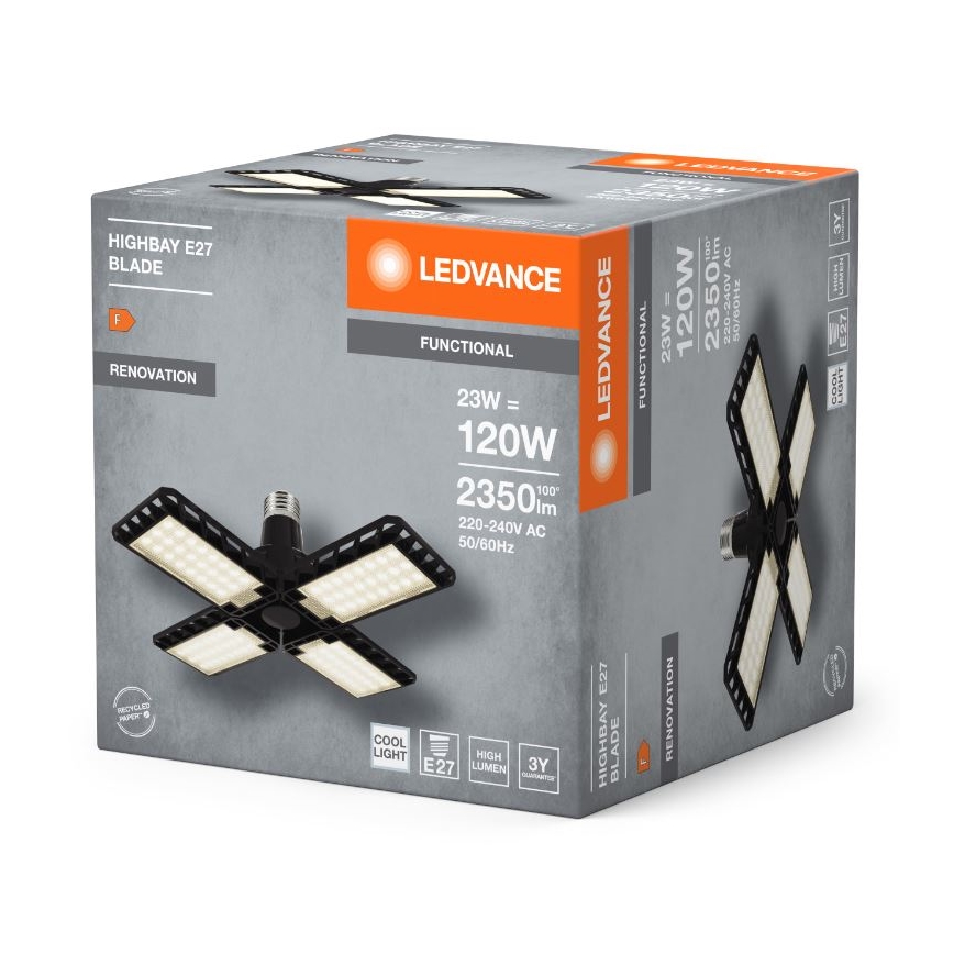 LED Pirn HIGHBAY E27/23W/230V 4000K - Ledvance