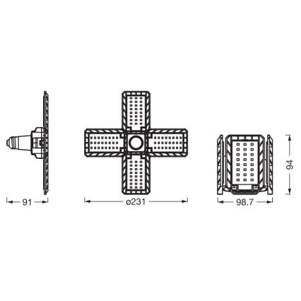 LED Pirn HIGHBAY E27/23W/230V 4000K - Ledvance
