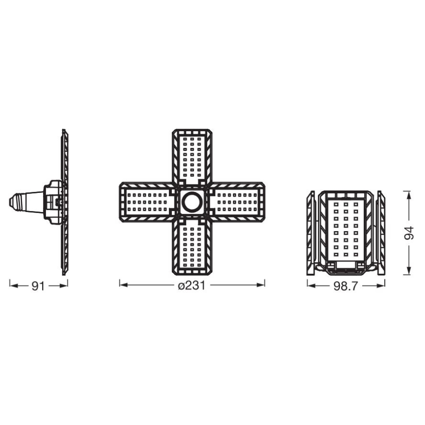 LED Pirn HIGHBAY E27/23W/230V 4000K - Ledvance