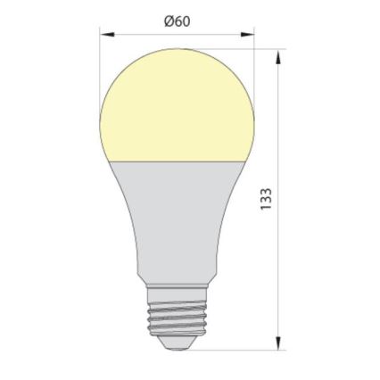 LED Pirn LEDSTAR ECO A65 E27/20W/230V 4000K