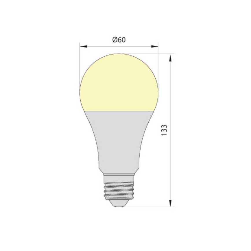 LED Pirn LEDSTAR ECO A65 E27/20W/230V 4000K