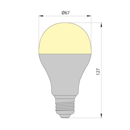 LED Pirn LEDSTAR ECO E27/12W/230V 4000K