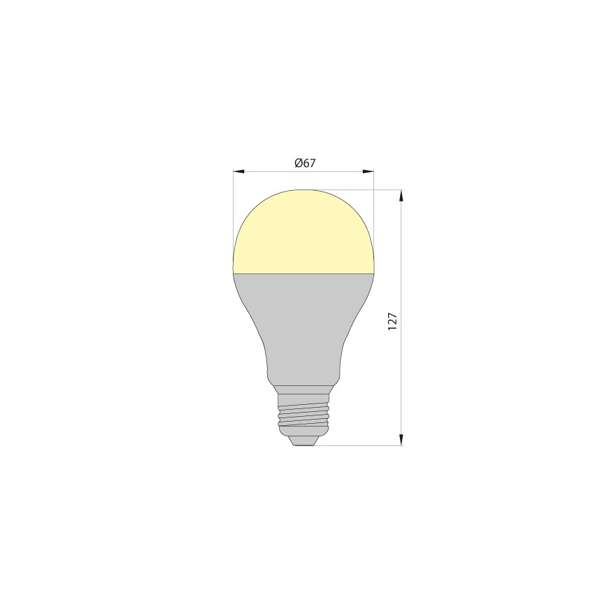 LED Pirn LEDSTAR ECO E27/12W/230V 4000K