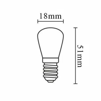 LED Pirn MINI E14/3,5W/230V 4000K