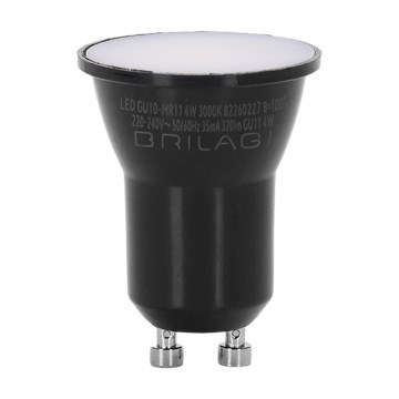 LED-pirn MR11 GU10/4W/230V 3000K must - BRILAGI