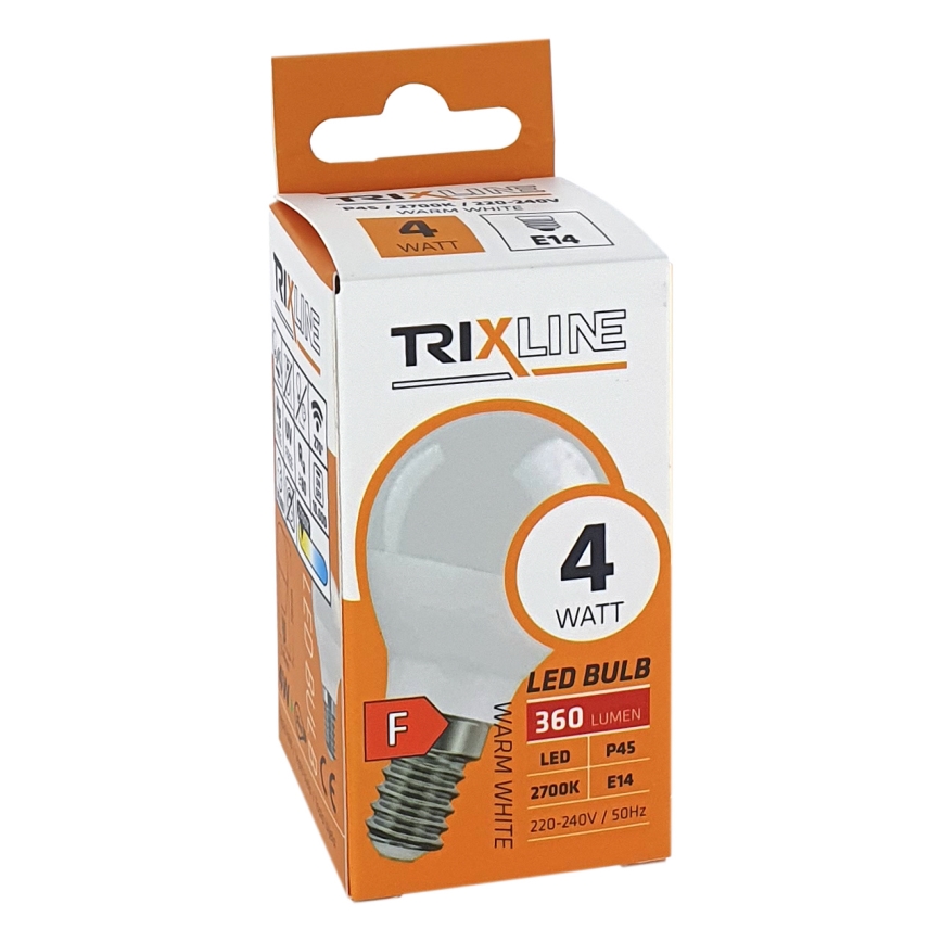 LED Pirn P45 E14/4W/230V 2700K