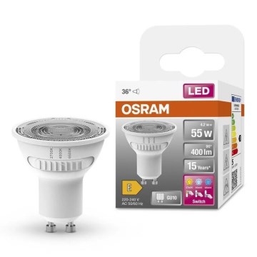 LED Pirn PAR16 GU10/4,2W/230V 2700/4000/6500K 36° - Osram