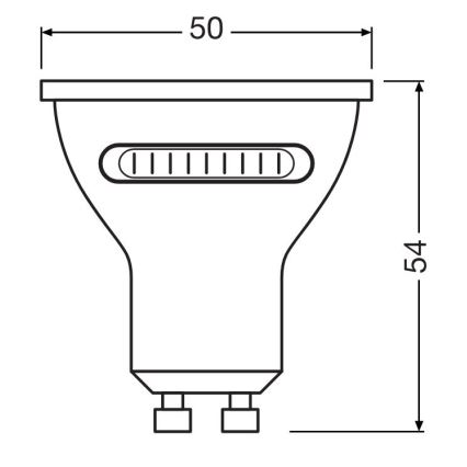 LED Pirn PAR16 GU10/4,2W/230V 2700/4000/6500K 36° - Osram