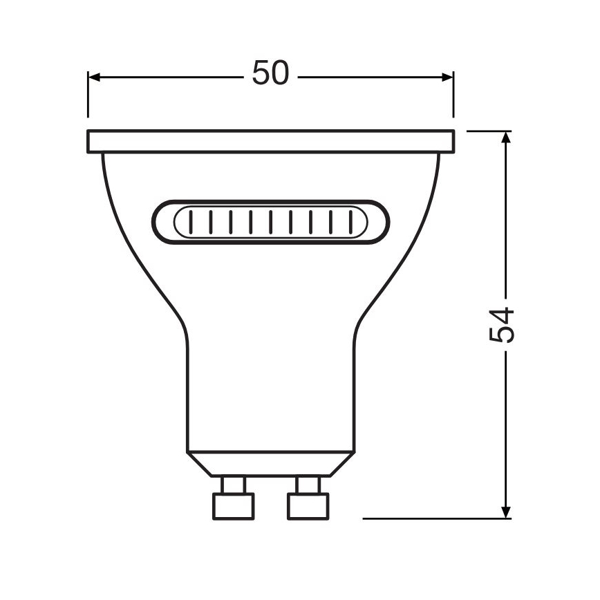 LED Pirn PAR16 GU10/4,2W/230V 2700/4000/6500K 36° - Osram