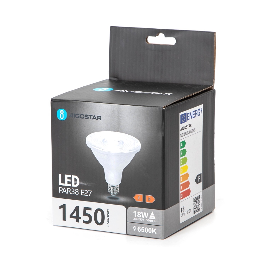 LED Pirn PAR38 E27/18W/230V 6500K - Aigostar