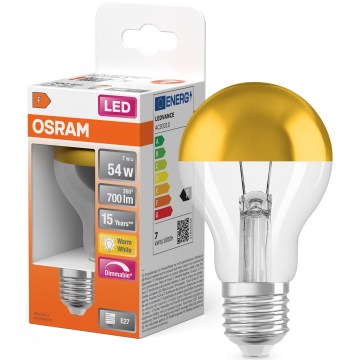 LED-pirn peegelpinnaga SUPERSTAR E27/7W/230V 2700K kuldne - Osram