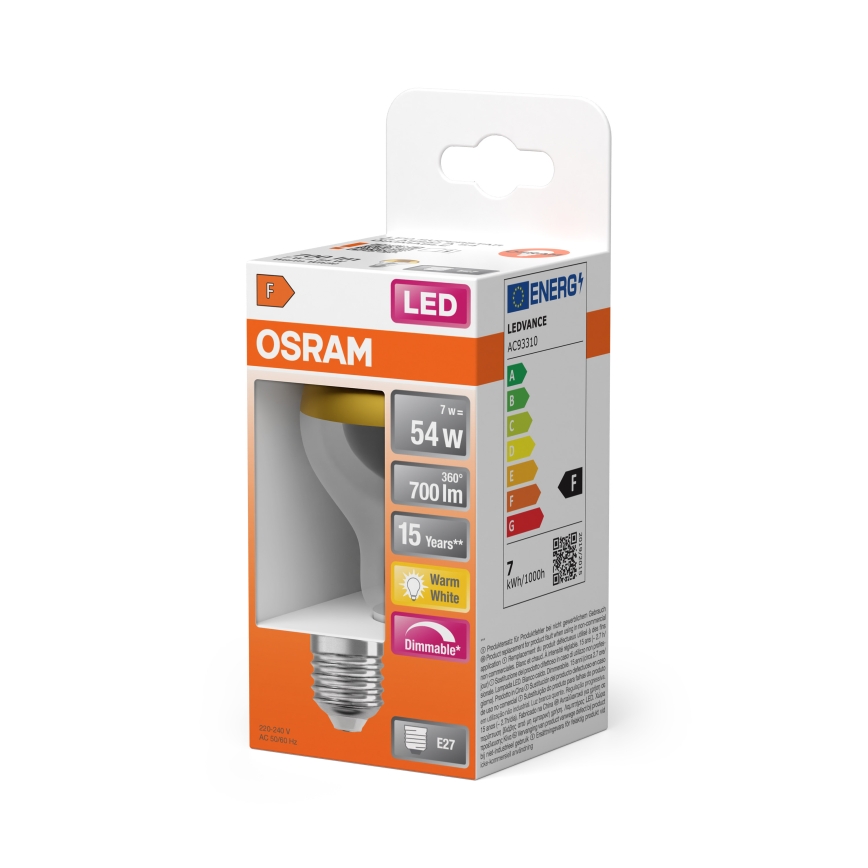 LED-pirn peegelpinnaga SUPERSTAR E27/7W/230V 2700K kuldne - Osram