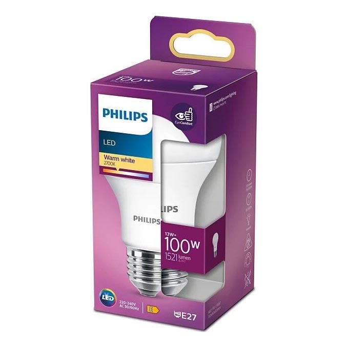 LED Pirn Philips A60 E27/13W/230V 2700K