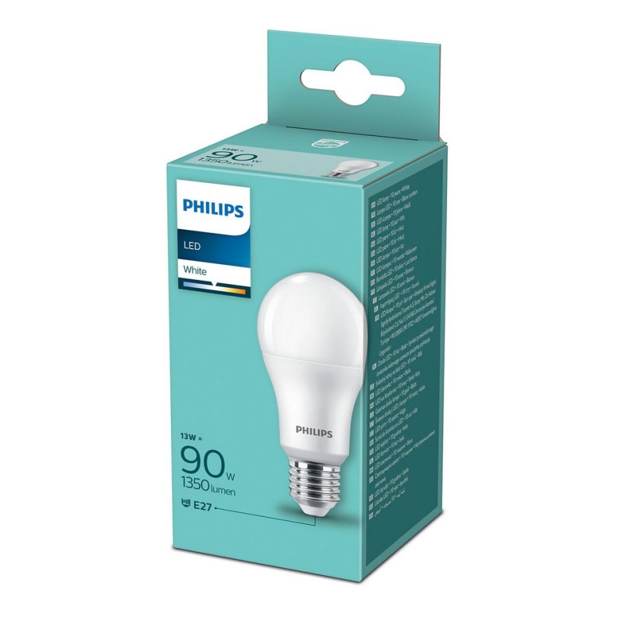 LED Pirn Philips A60 E27/13W/230V 3000K