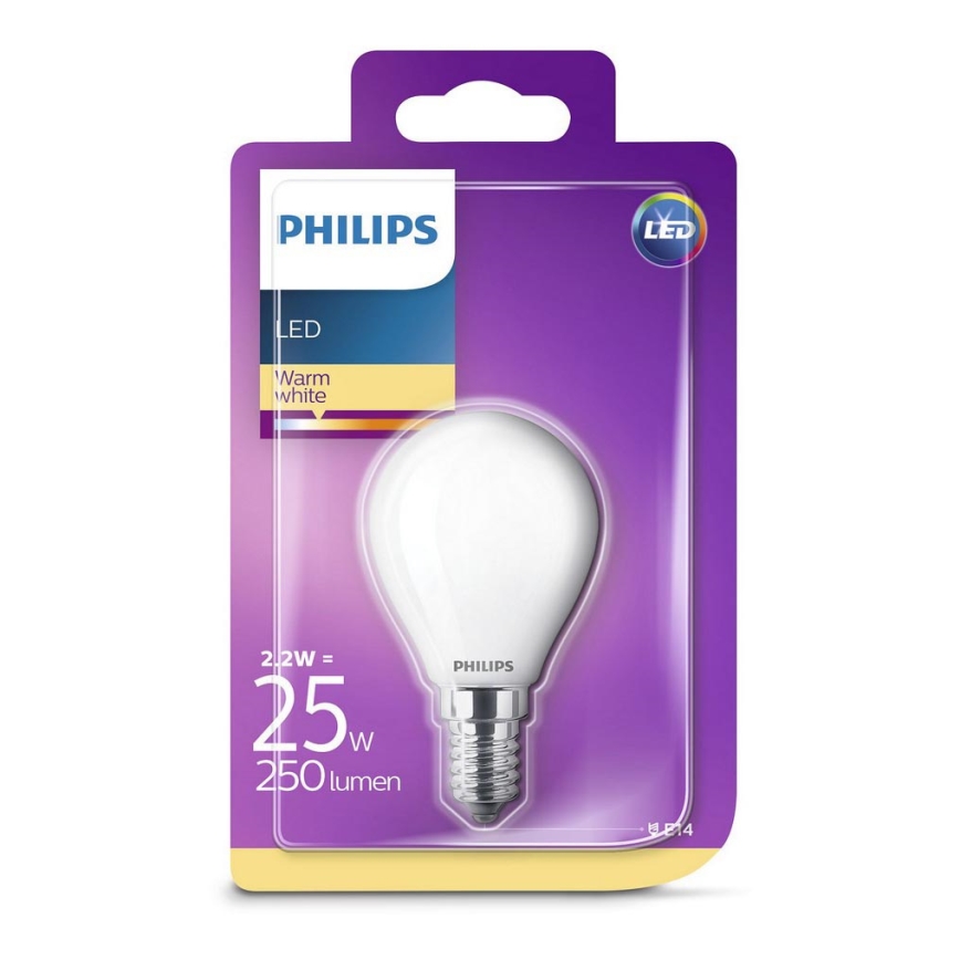 LED Pirn Philips E14/2,2W/230V 2700K