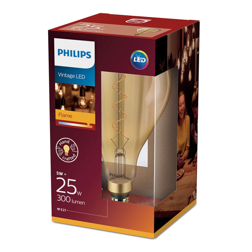 LED-pirn Philips E27/5W/230V 2000K - VINTAGE
