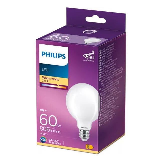 LED Pirn Philips G93 E27/7W/230V 2700K