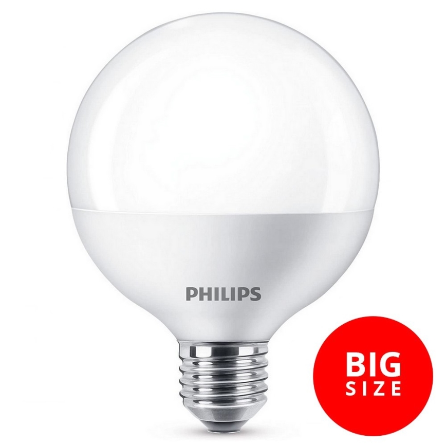 LED Pirn Philips G95 E27/8,5W/230V 6500K