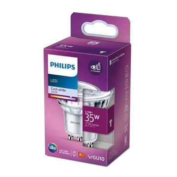 LED Pirn Philips GU10/3,5W/230V 4000K