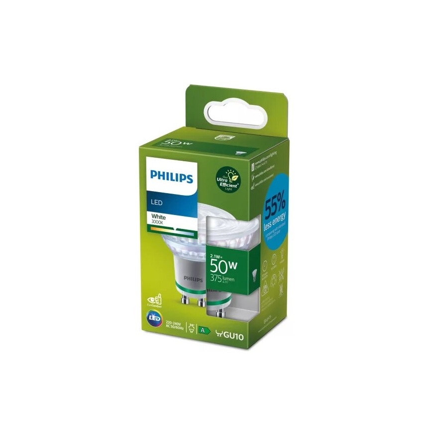 LED Pirn Philips PAR16 GU10/2,1W/230V 3000K
