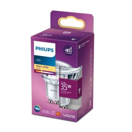 LED Pirn Philips PAR16 GU10/3,5W/230V 2700K