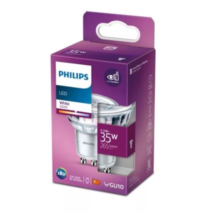 LED Pirn Philips PAR16 GU10/3,5W/230V 3000K