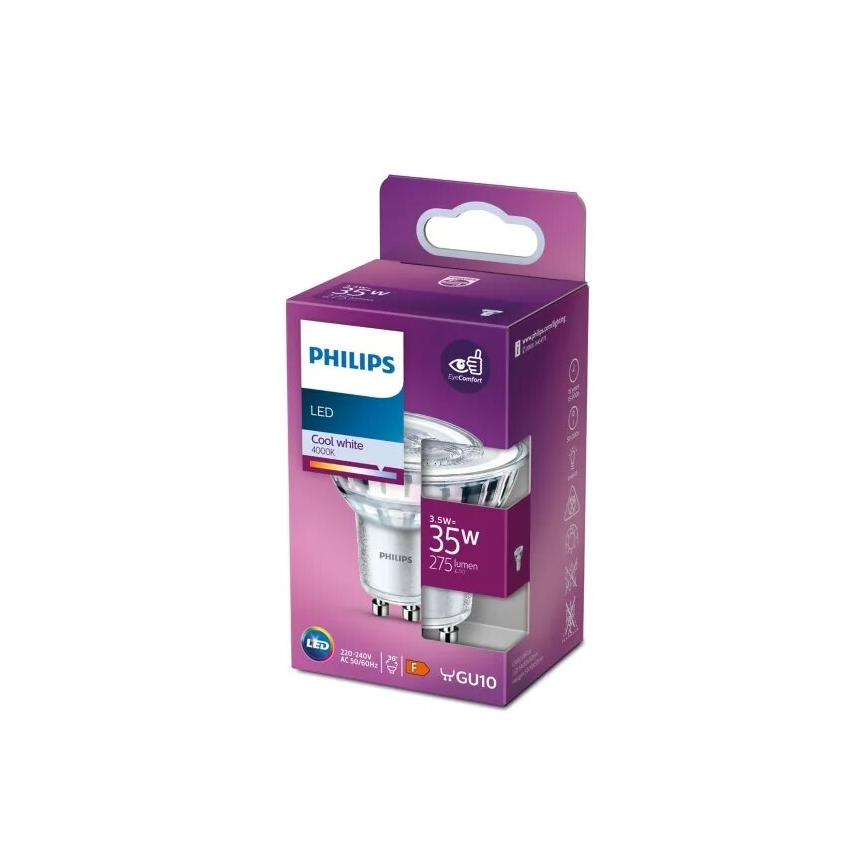 LED Pirn Philips PAR16 GU10/3,5W/230V 4000K