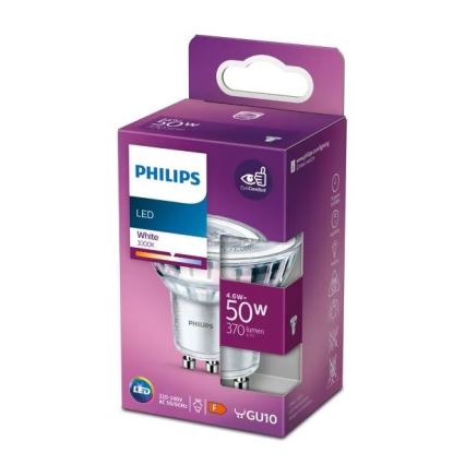 LED Pirn Philips PAR16 GU10/4,6W/230V 3000K