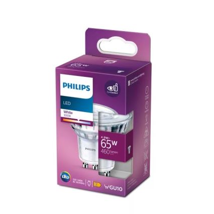 LED Pirn Philips PAR16 GU10/4,9W/230V 3000K