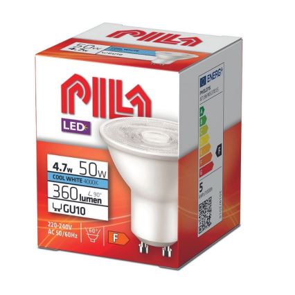 LED Pirn Philips Pila PAR16 GU10/4,7W/230V 4000K