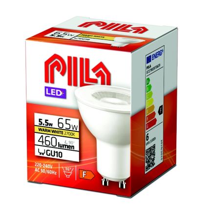 LED Pirn Philips Pila PAR16 GU10/5,5W/230V 2700K