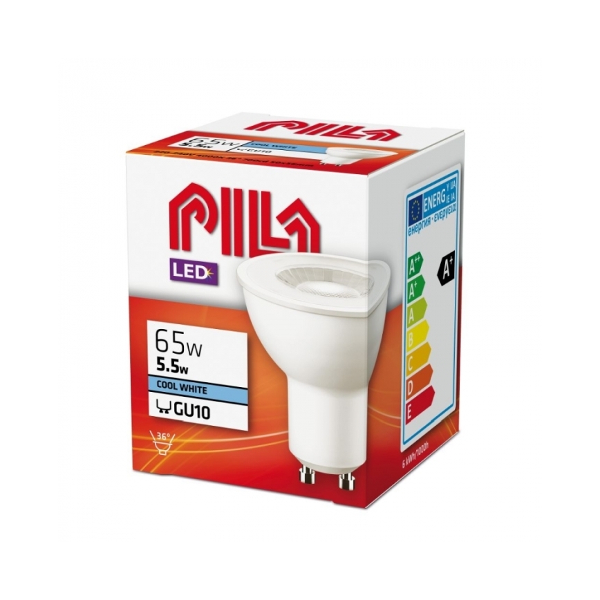 LED Pirn Philips Pila PAR16 GU10/5,5W/230V 4000K