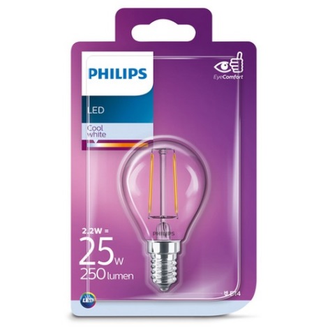 LED Pirn Philips VINTAGE E14/2,2W/230V 4000K
