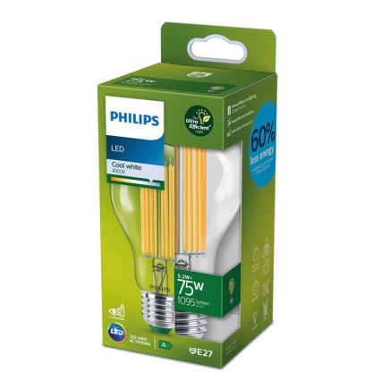 LED Pirn Philips VINTAGE E27/5,2W/230V 4000K