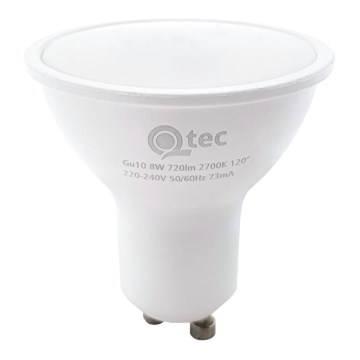 LED Pirn Qtec GU10/8W/230V 2700K