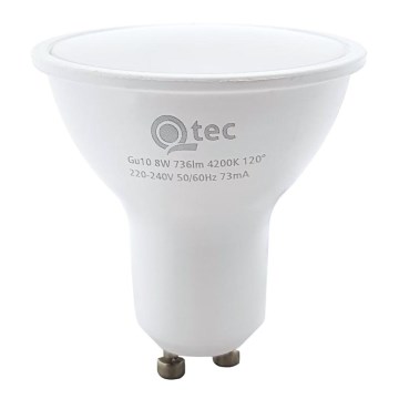 LED Pirn Qtec GU10/8W/230V 4200K