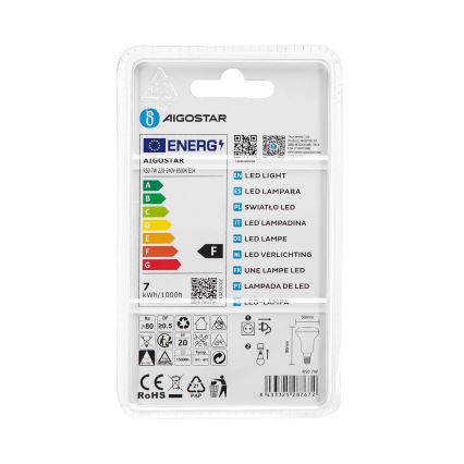 LED Pirn R50 E14/7W/230V 6500K - Aigostar